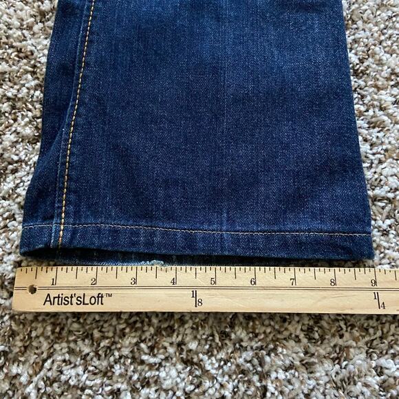 Vintage Rockies Bareback Low Rise Jeans Women's 10 Long Denim Flare Zip Fly - Picture 13 of 13